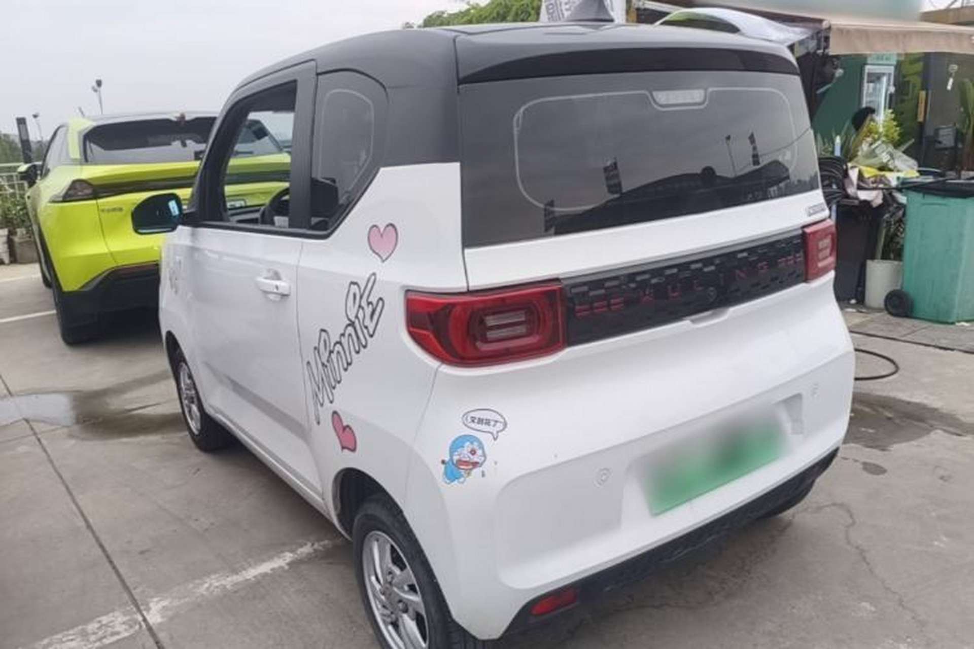 Used Wuling Hongguang MINIEV 2020 Zizai Version Lithium-NMC Rear Left 45 Deg
