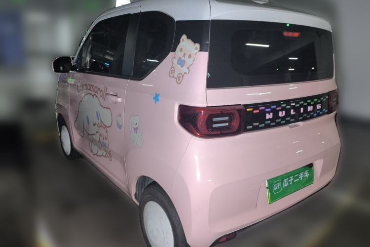 Used Wuling Hongguang MINIEV 2020 Enjoyment Model Lithium Iron Phosphate Rear Left 45 Deg