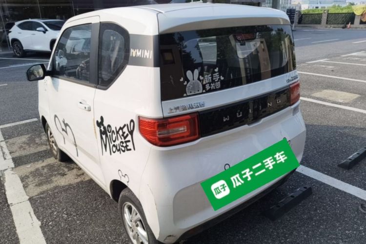 Used Wuling Hongguang MINIEV 2020 Freedom Version Lithium Iron Phosphate Rear Left 45 Deg