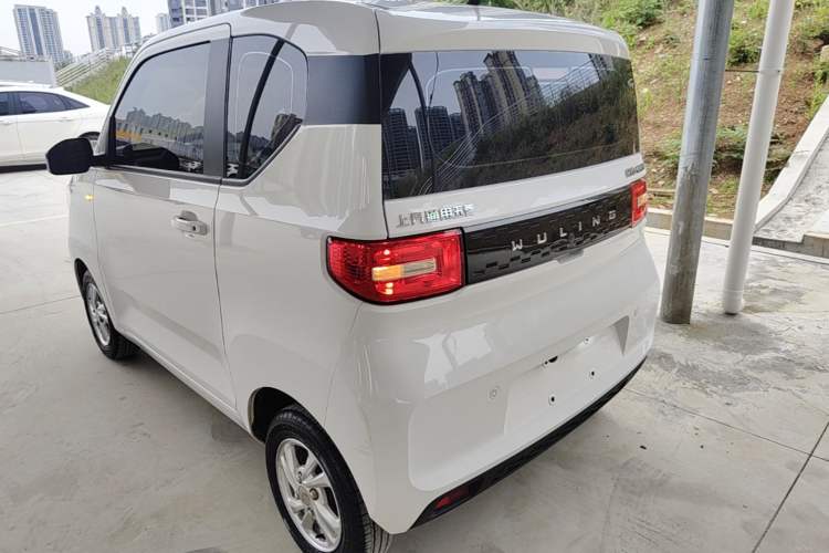 Used Wuling Hongguang MINIEV 2020 Enjoyment Model Lithium Iron Phosphate Rear Left 45 Deg