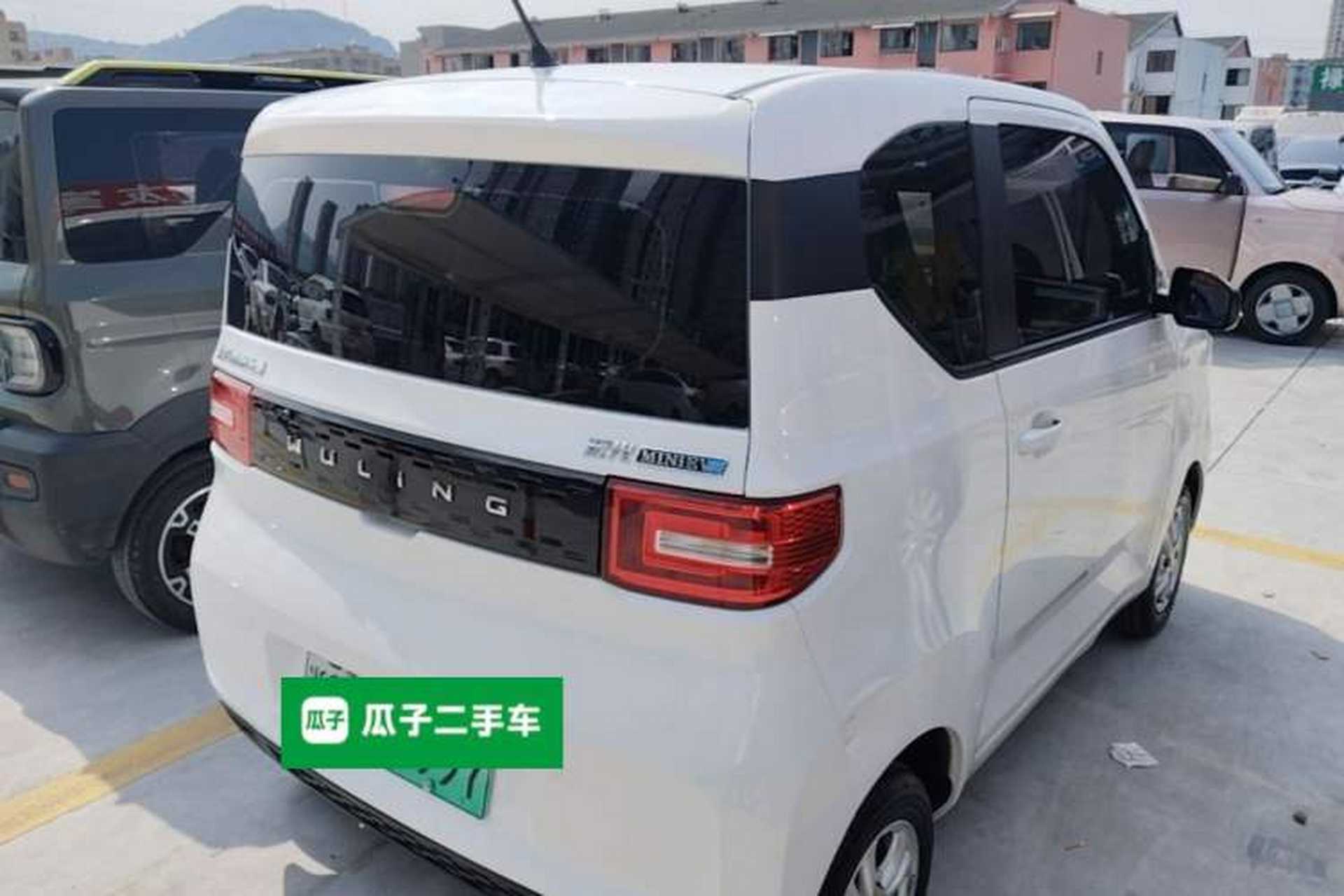 Used Wuling Hongguang MINIEV 2020 Enjoyment Model Lithium Iron Phosphate Rear Right 45 Deg