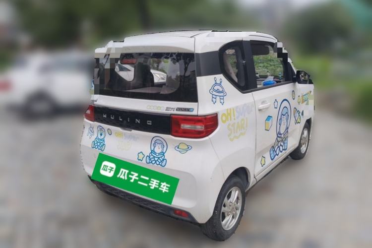 Used Wuling Hongguang MINIEV 2020 Freedom Version Lithium Iron Phosphate Rear Right 45 Deg
