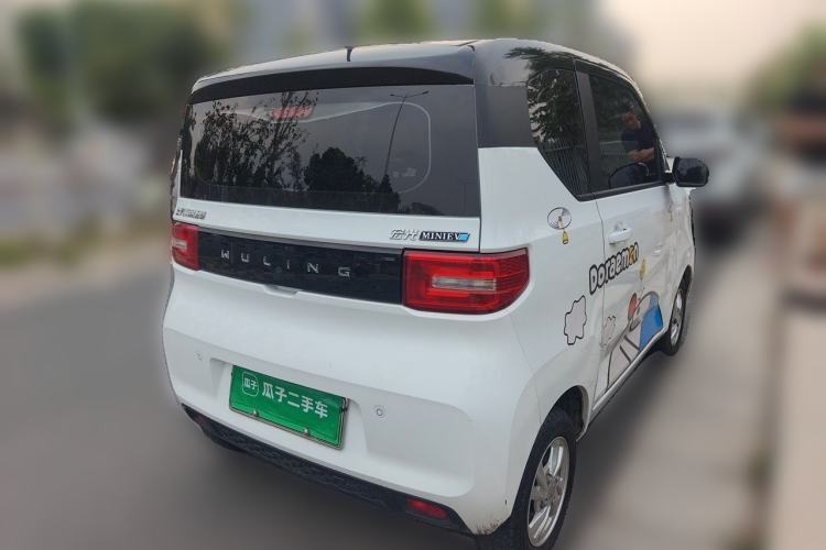 Used Wuling Hongguang MINIEV 2020 Enjoyment Model Lithium Iron Phosphate Rear Right 45 Deg