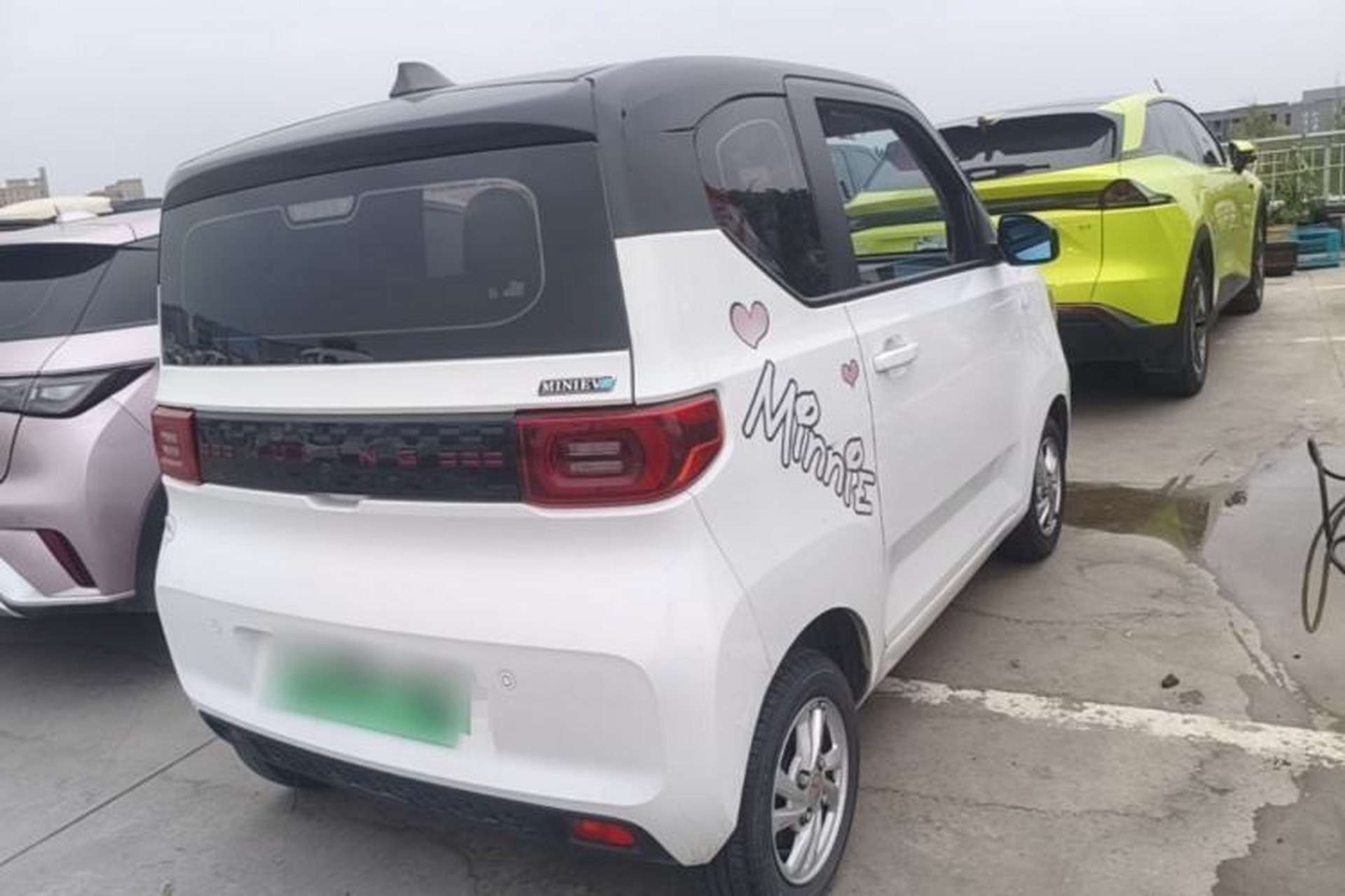 Used Wuling Hongguang MINIEV 2020 Zizai Version Lithium-NMC Rear Right 45 Deg
