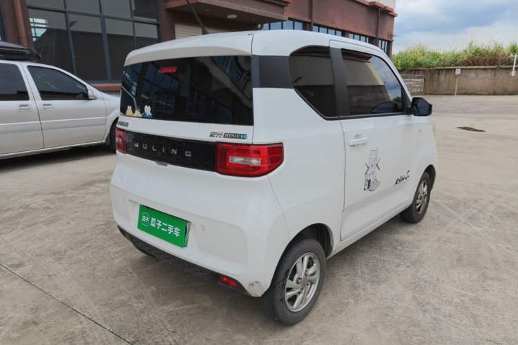 Used Wuling Hongguang MINIEV 2020 Freedom Version Lithium Iron Phosphate Rear Right 45 Deg