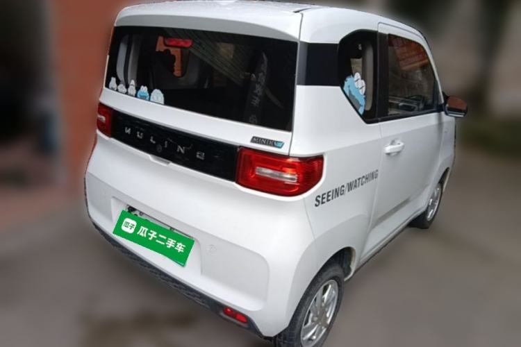 Used Wuling Hongguang MINIEV 2020 Freedom Version Lithium Iron Phosphate Rear Right 45 Deg