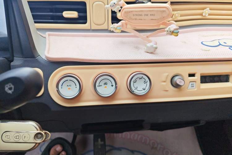 Used Wuling Hongguang MINIEV 2021 Macaron Fashion Edition Lithium-Ion Battery Audio And AC Panel
