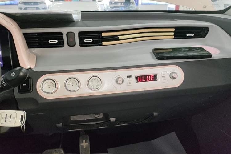 Used Wuling Hongguang MINIEV 2021 Macaron Fashion Edition Lithium-Ion Battery Audio And AC Panel