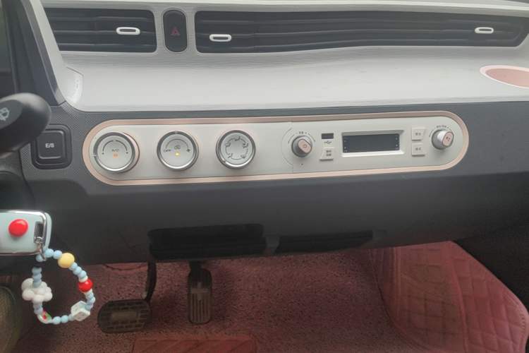 Used Wuling Hongguang MINIEV 2021 Macaron Sandwich Model 120 km Lithium Iron Phosphate Audio And AC Panel