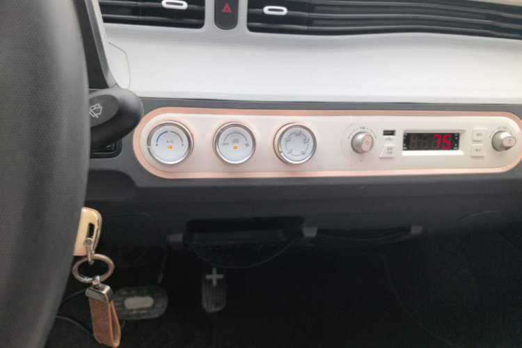 Used Wuling Hongguang MINIEV 2021 Macaron Premium Model – Lithium-NMC Audio And AC Panel