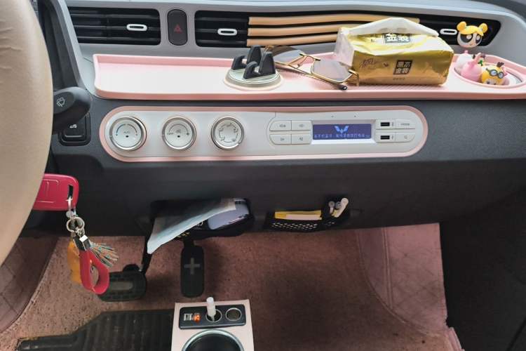 Used Wuling Hongguang MINIEV 2021 Macaron Premium Model – Lithium-NMC Audio And AC Panel