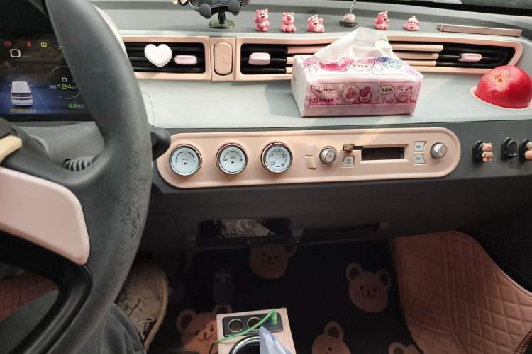 Used Wuling Hongguang MINIEV 2021 Macaron Premium Model – Lithium Iron Phosphate Audio And AC Panel