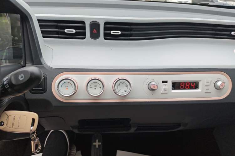 Used Wuling Hongguang MINIEV 2021 Macaron Fashion Model Lithium Iron Phosphate Audio And AC Panel