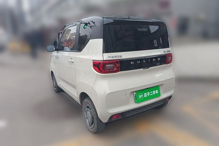Used Wuling Hongguang MINIEV 2021 Macaron Sandwich Model 120 km Lithium NMC Rear Left 45 Deg