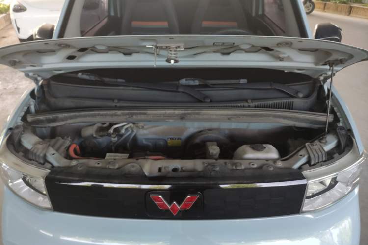 Used Wuling Hongguang MINIEV 2021 Macaron Premium Model – Lithium-NMC Engine Bay