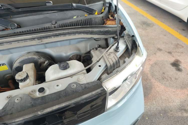 Used Wuling Hongguang MINIEV 2021 Macaron Fashion Model Lithium Iron Phosphate Engine Bay Left