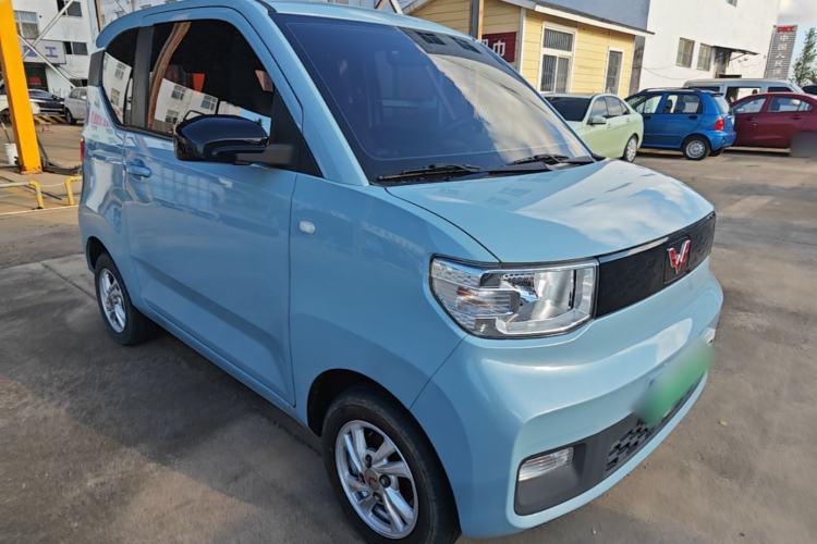 Used Wuling Hongguang MINIEV 2021 Macaron Fashion Model Lithium Iron Phosphate Front Right 45 Deg