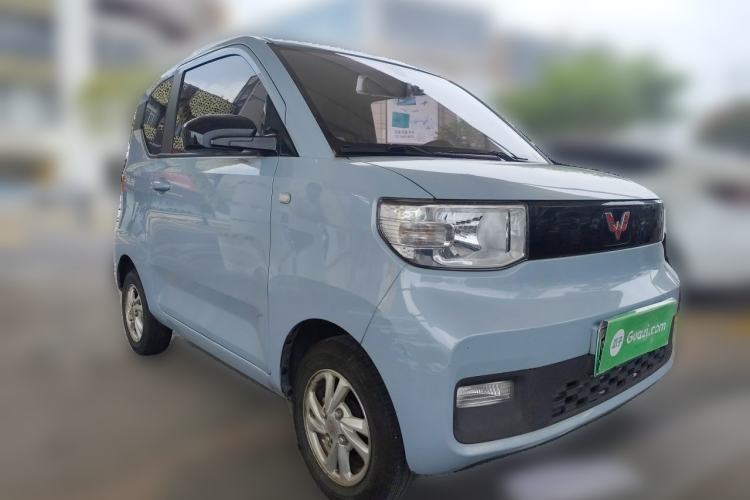 Used Wuling Hongguang MINIEV 2021 Macaron Fashion Model Lithium Iron Phosphate Front Right 45 Deg