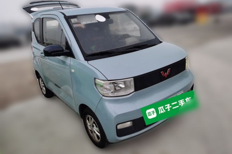 Used Wuling Hongguang MINIEV 2021 Macaron Fashion Edition Lithium-Ion Battery Front Right 45 Deg