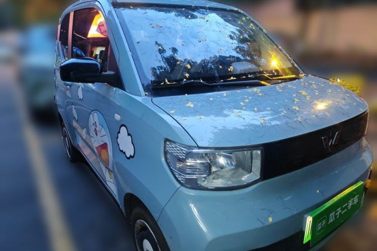 Used Wuling Hongguang MINIEV 2021 Macaron Fashion Model Lithium Iron Phosphate Front Right 45 Deg