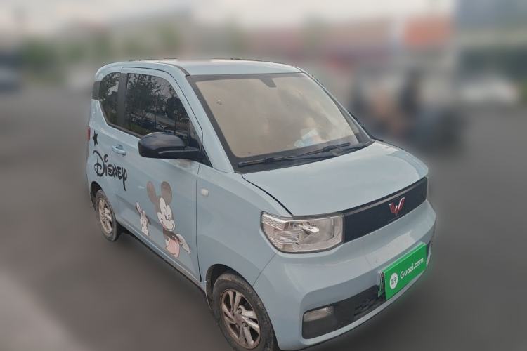 Used Wuling Hongguang MINIEV 2021 Macaron Fashion Model Lithium Iron Phosphate Front Right 45 Deg
