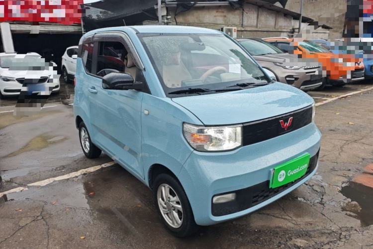 Used Wuling Hongguang MINIEV 2021 Macaron Fashion Edition Lithium-Ion Battery Front Right 45 Deg