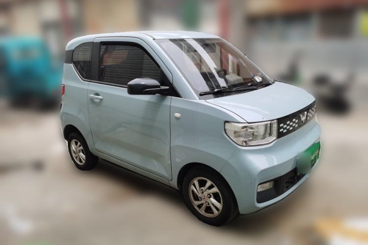 Used Wuling Hongguang MINIEV 2021 Macaron Fashion Model Lithium Iron Phosphate Front Right 45 Deg