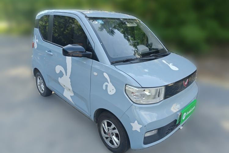Used Wuling Hongguang MINIEV 2021 Macaron Fashion Model Lithium Iron Phosphate Front Right 45 Deg