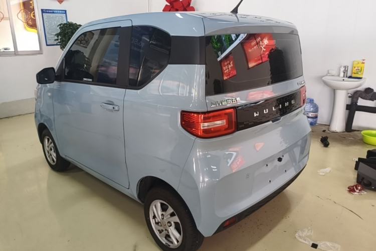 Used Wuling Hongguang MINIEV 2021 Macaron Fashion Model Lithium Iron Phosphate Rear Left 45 Deg