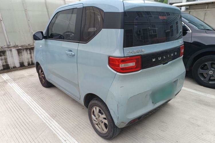 Used Wuling Hongguang MINIEV 2021 Macaron Fashion Model Lithium Iron Phosphate Rear Left 45 Deg