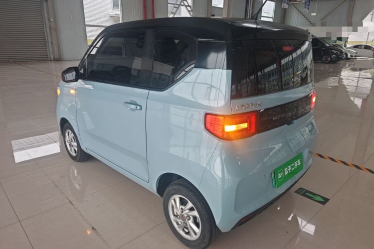 Used Wuling Hongguang MINIEV 2021 Macaron Fashion Model Lithium Iron Phosphate Rear Left 45 Deg