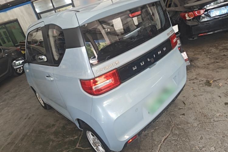 Used Wuling Hongguang MINIEV 2021 Macaron Fashion Model Lithium Iron Phosphate Rear Left 45 Deg