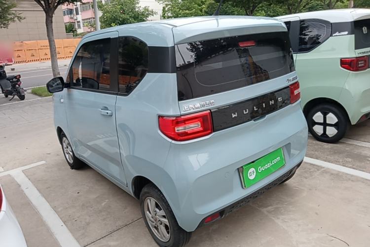 Used Wuling Hongguang MINIEV 2021 Macaron Fashion Model Lithium Iron Phosphate Rear Left 45 Deg
