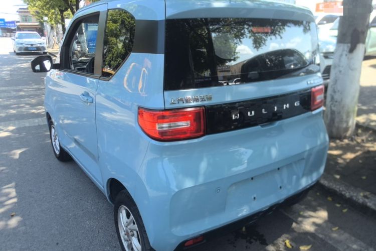 Used Wuling Hongguang MINIEV 2021 Macaron Fashion Model Lithium Iron Phosphate Rear Left 45 Deg