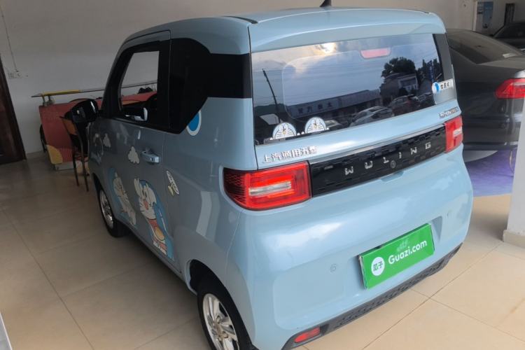 Used Wuling Hongguang MINIEV 2021 Macaron Fashion Model Lithium Iron Phosphate Rear Left 45 Deg