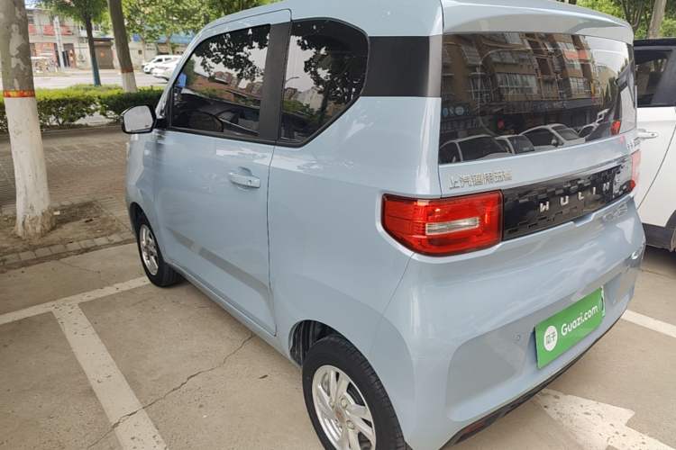 Used Wuling Hongguang MINIEV 2021 Macaron Fashion Model Lithium Iron Phosphate Rear Left 45 Deg