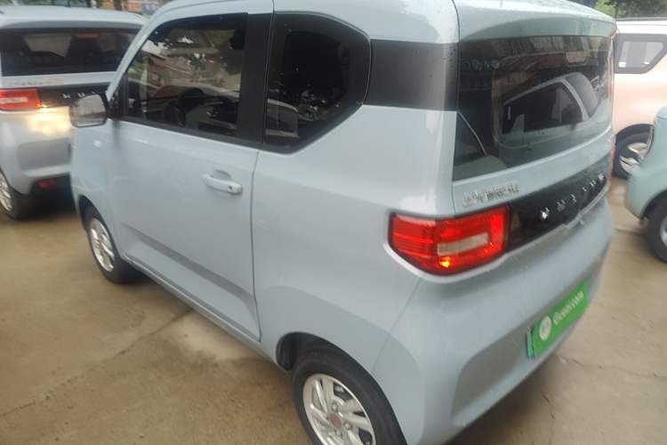Used Wuling Hongguang MINIEV 2021 Macaron Fashion Model Lithium Iron Phosphate Rear Left 45 Deg