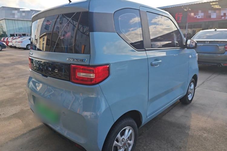 Used Wuling Hongguang MINIEV 2021 Macaron Fashion Model Lithium Iron Phosphate Rear Right 45 Deg