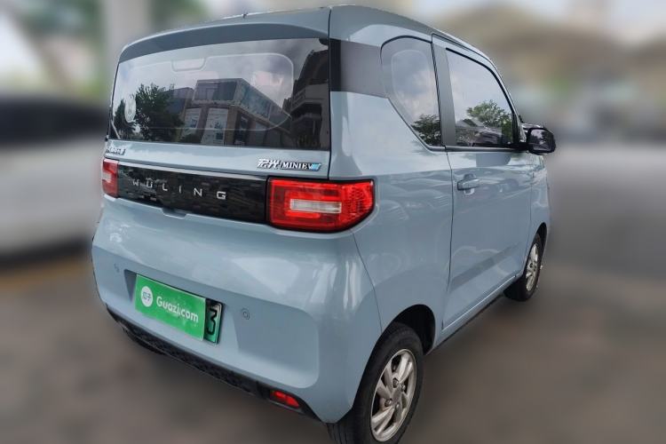 Used Wuling Hongguang MINIEV 2021 Macaron Fashion Model Lithium Iron Phosphate Rear Right 45 Deg