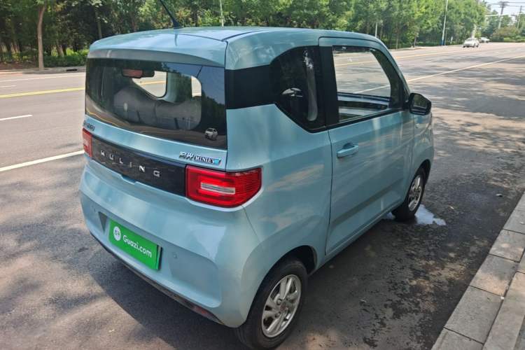 Used Wuling Hongguang MINIEV 2021 Macaron Fashion Model Lithium Iron Phosphate Rear Right 45 Deg