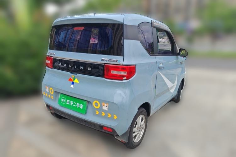 Used Wuling Hongguang MINIEV 2021 Macaron Premium Model – Lithium Iron Phosphate Rear Right 45 Deg