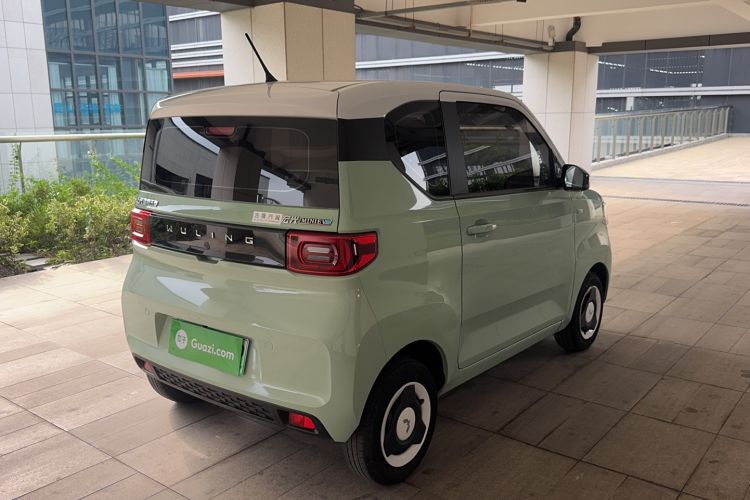Used Wuling Hongguang MINIEV 2021 Macaron Premium Model – Lithium Iron Phosphate Rear Right 45 Deg