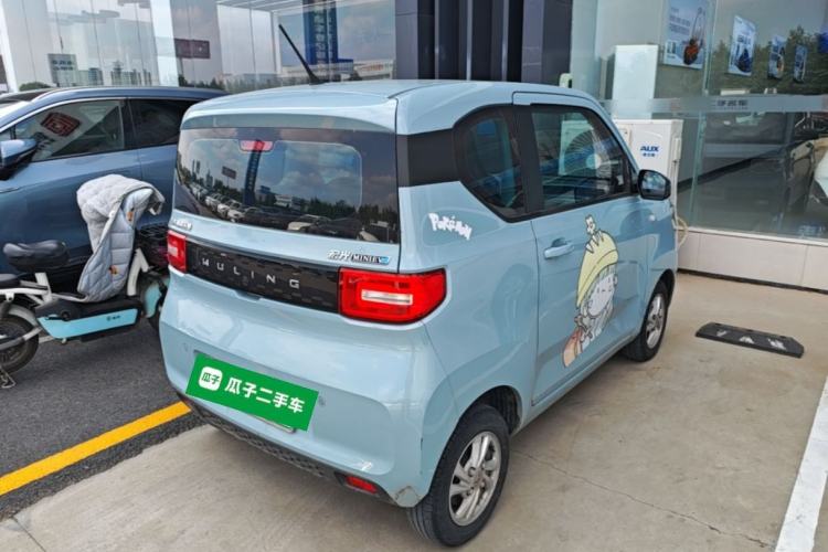 Used Wuling Hongguang MINIEV 2021 Macaron Fashion Edition Lithium-Ion Battery Rear Right 45 Deg