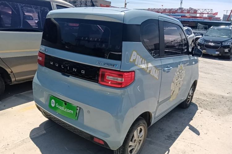 Used Wuling Hongguang MINIEV 2021 Macaron Fashion Model Lithium Iron Phosphate Rear Right 45 Deg