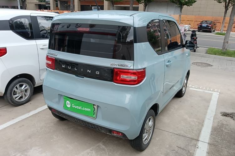 Used Wuling Hongguang MINIEV 2021 Macaron Fashion Model Lithium Iron Phosphate Rear Right 45 Deg