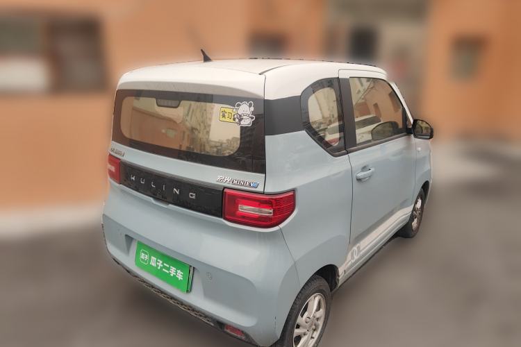 Used Wuling Hongguang MINIEV 2021 Macaron Fashion Edition Lithium-Ion Battery Rear Right 45 Deg