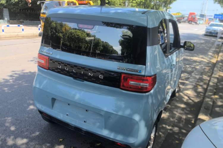 Used Wuling Hongguang MINIEV 2021 Macaron Fashion Model Lithium Iron Phosphate Rear Right 45 Deg