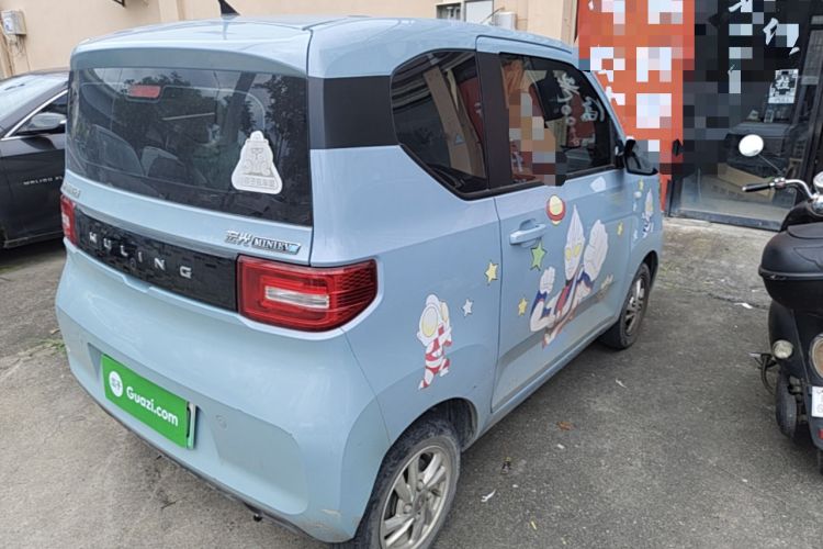 Used Wuling Hongguang MINIEV 2021 Macaron Premium Model – Lithium Iron Phosphate Rear Right 45 Deg