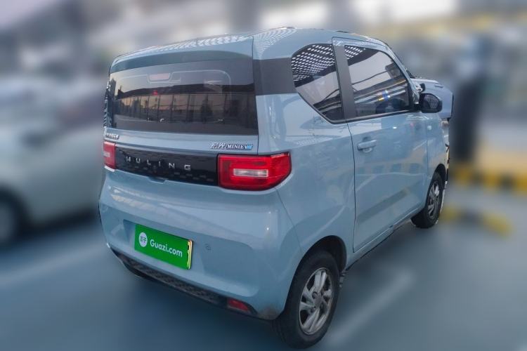 Used Wuling Hongguang MINIEV 2021 Macaron Fashion Model Lithium Iron Phosphate Rear Right 45 Deg