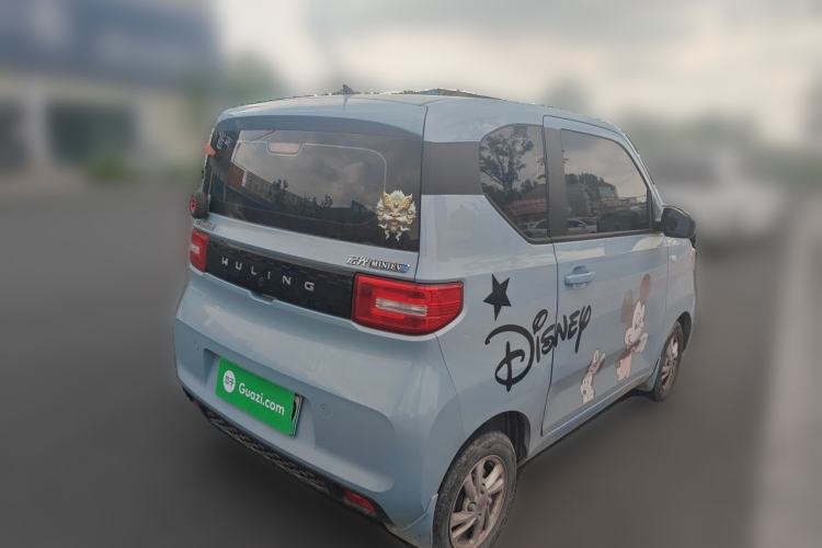 Used Wuling Hongguang MINIEV 2021 Macaron Fashion Model Lithium Iron Phosphate Rear Right 45 Deg